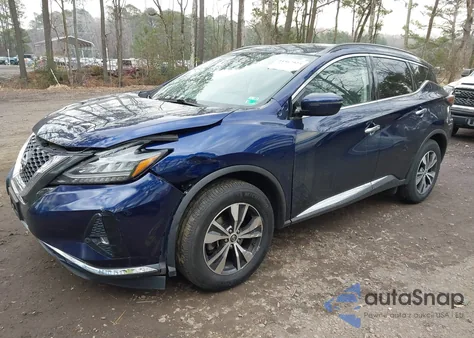 2023 Nissan Murano Sv Fwd из США, поврежденный, VIN 5N1AZ2BJ2PC101265
